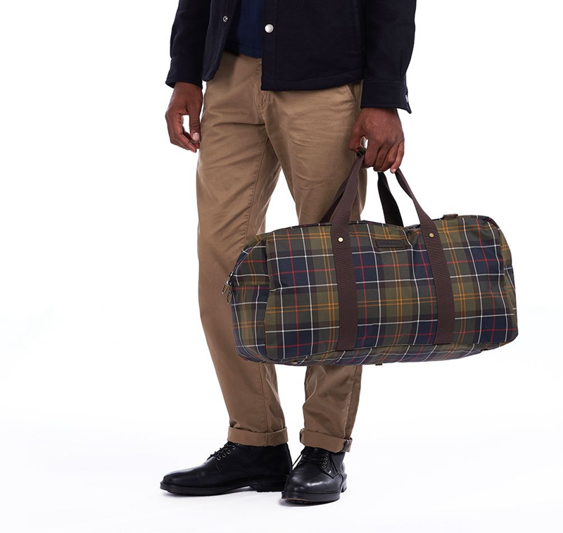 Men's Barbour Torridon Tartan Holdall Bags Multicolor | QOUL-89634