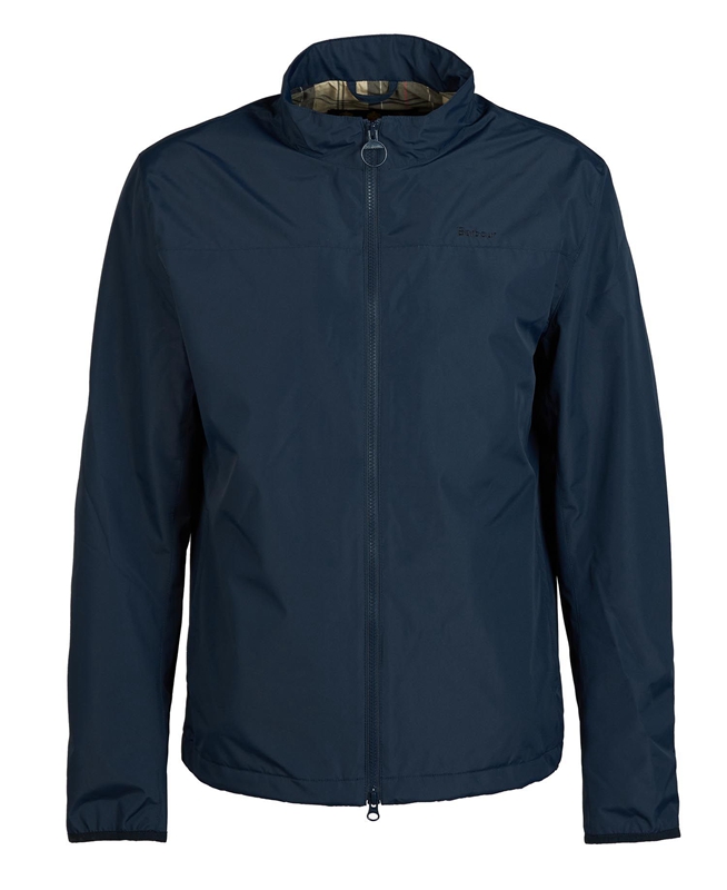 Men's Barbour Unbridge Waterproof Jackets Navy | EHXU-43069