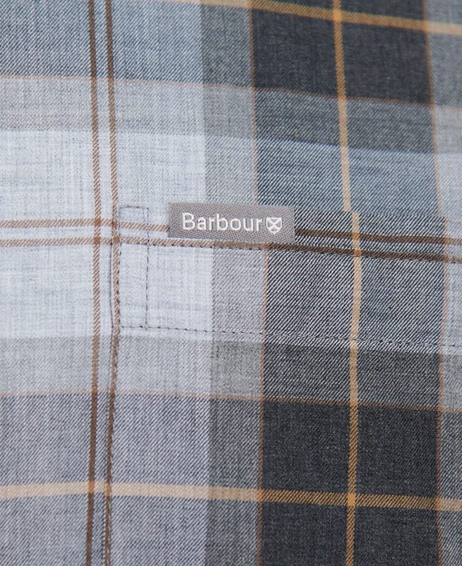 Men's Barbour Wetheram Tailored Shirts Grey | UYPW-73684