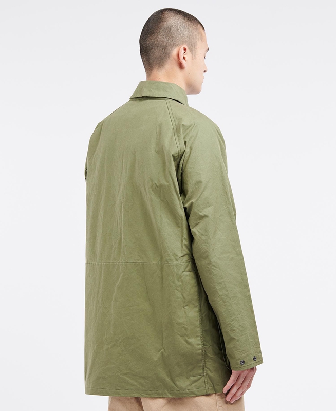 Men's Barbour x Ally Capellino Back Casual Jackets Olive | QOAI-39578