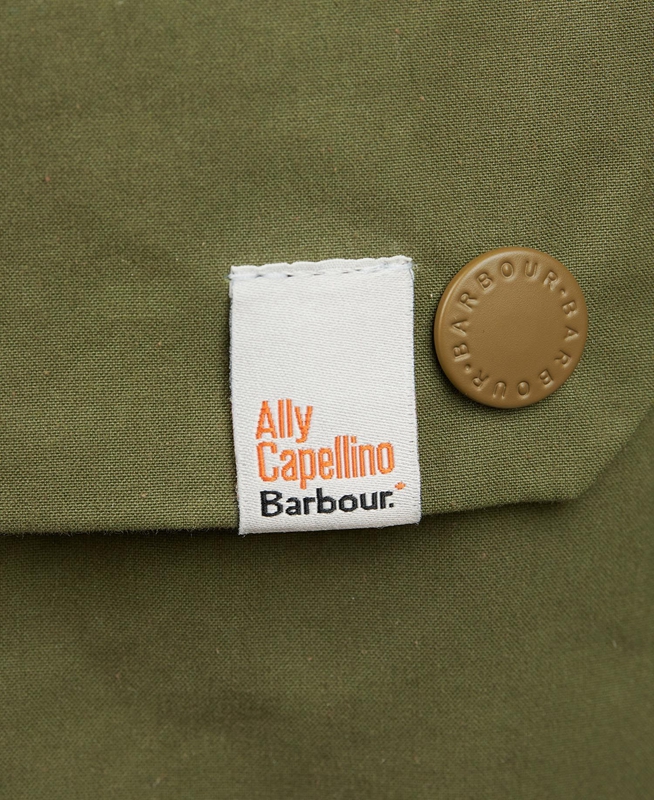 Men's Barbour x Ally Capellino Back Casual Jackets Olive | QOAI-39578