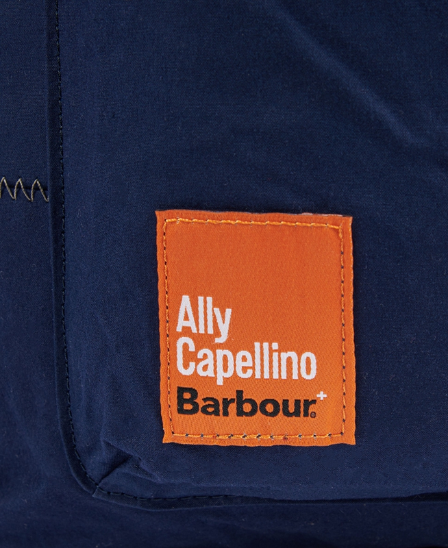 Men's Barbour x Ally Capellino Ben Backpack Bags Navy | MSQO-50781