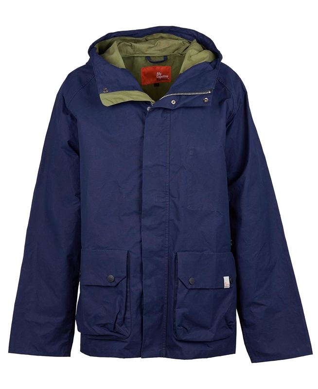 Men's Barbour x Ally Capellino Ernest Casual Jackets Navy | HYDV-37908