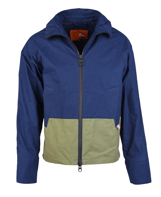 Men's Barbour x Ally Capellino Hand Casual Jackets Navy | BHAK-09721