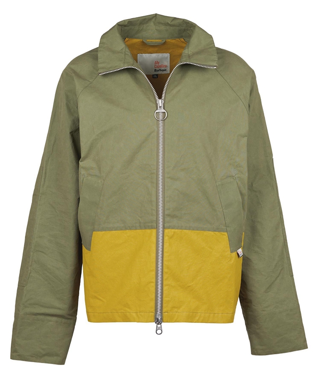 Men's Barbour x Ally Capellino Hand Casual Jackets Olive | YFPC-54162