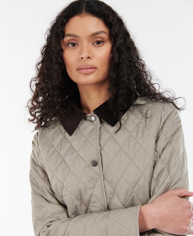 Women's Barbour Annandale Quilted Jackets Grey | DLUG-13507