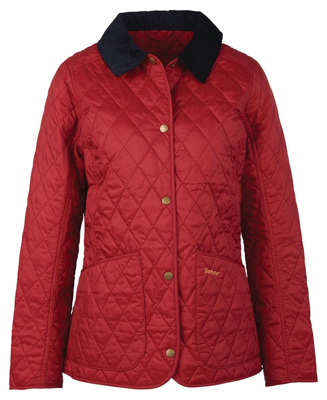 Women's Barbour Annandale Quilted Jackets Red | ZJCL-58694