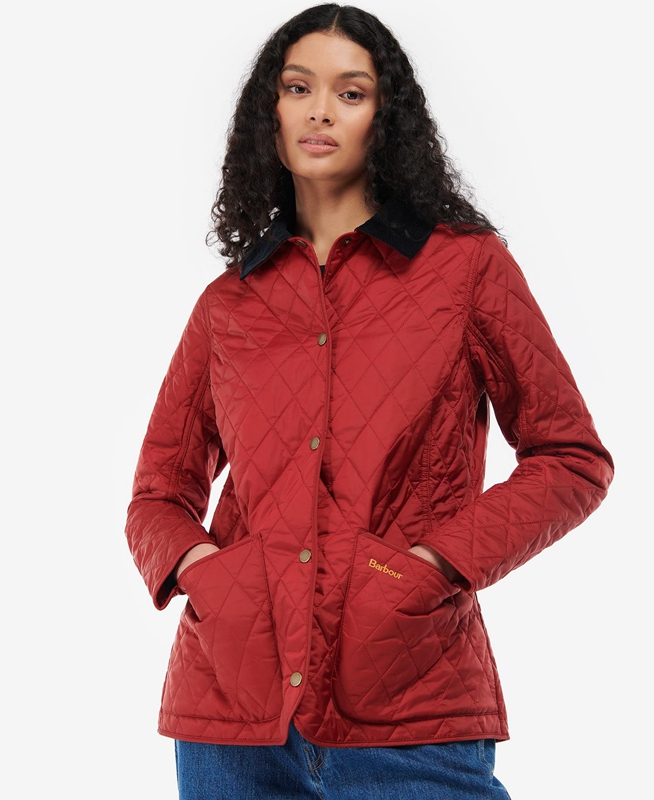 Women's Barbour Annandale Quilted Jackets Red | ZJCL-58694