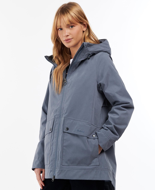 Women's Barbour Armeria Waterproof Jackets Blue | HZFK-04923