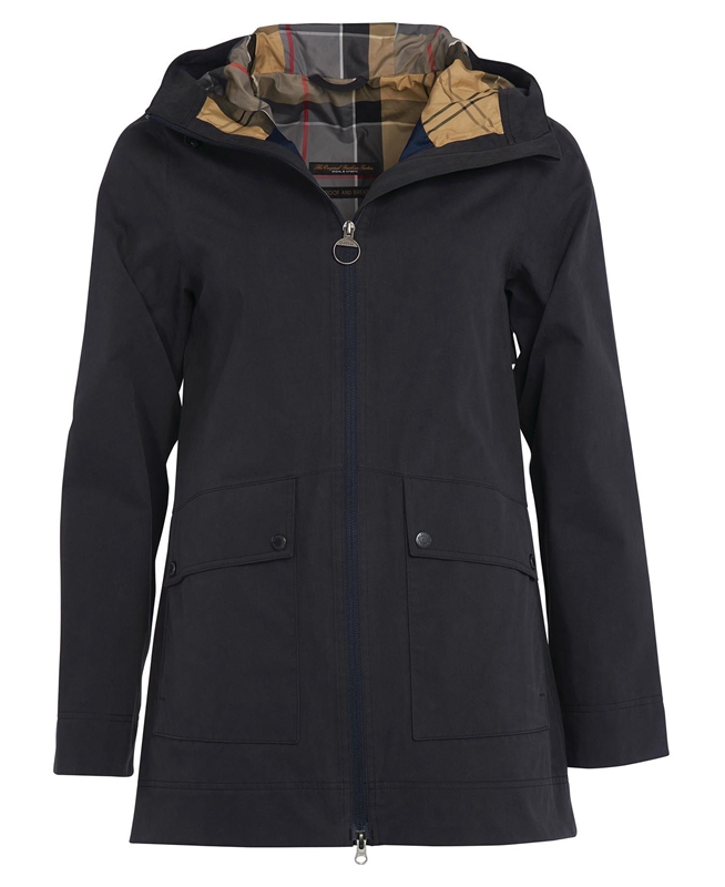 Women's Barbour Armeria Waterproof Jackets Navy | QLSU-01253