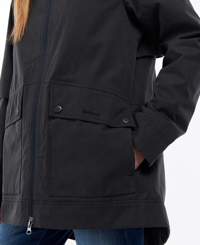 Women's Barbour Armeria Waterproof Jackets Navy | QLSU-01253