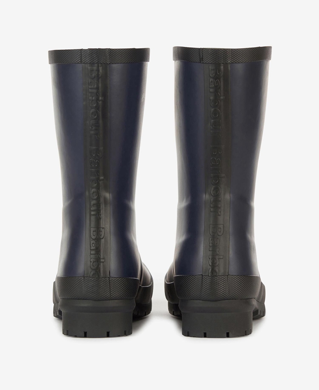 Women's Barbour Banbury Wellington Boots Navy | HWJN-03578