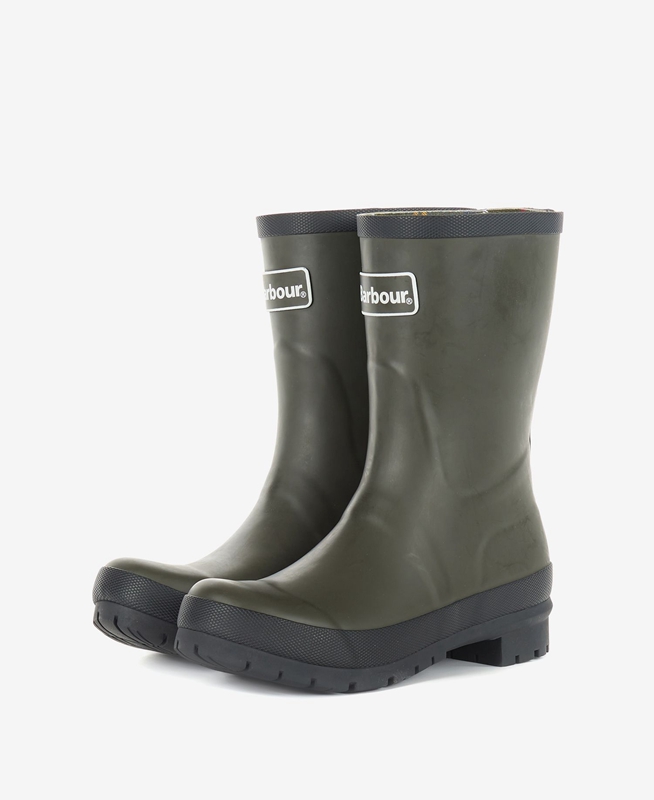 Women's Barbour Banbury Wellington Boots Olive | VHDA-31948