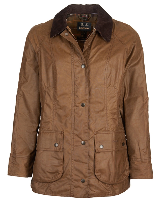 Women's Barbour Beadnell® Waxed Jackets Brown | IEFP-85206