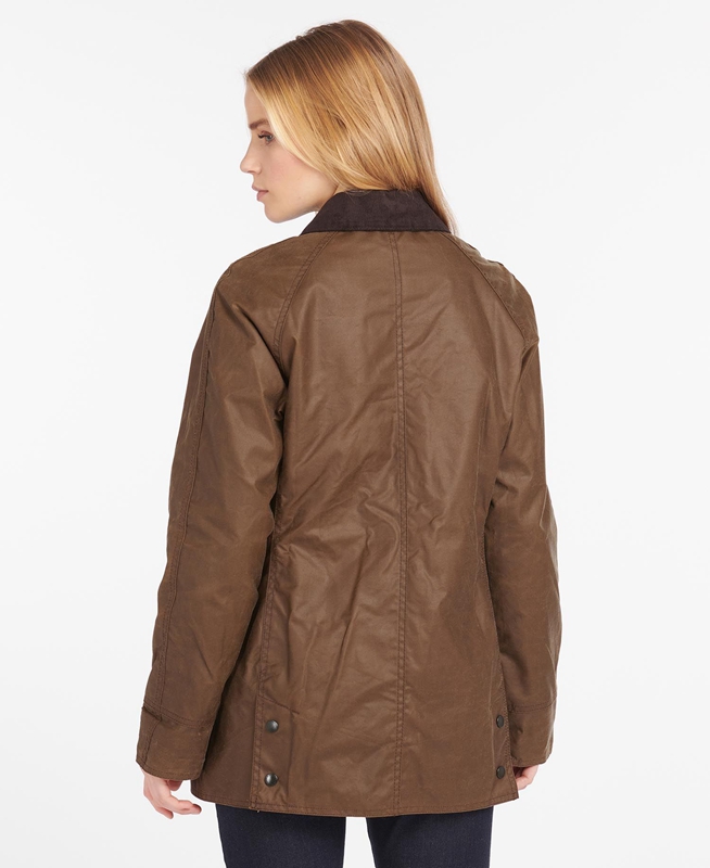 Women's Barbour Beadnell® Waxed Jackets Brown | IEFP-85206