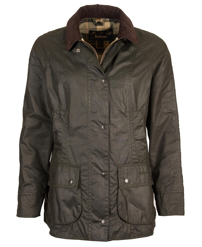 Women's Barbour Beadnell® Waxed Jackets Black | YNDP-70142