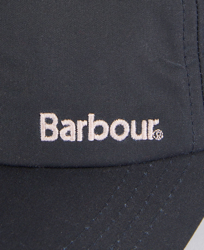 Women's Barbour Belsay Wax Sports Cap Hats Navy | XGDK-51924