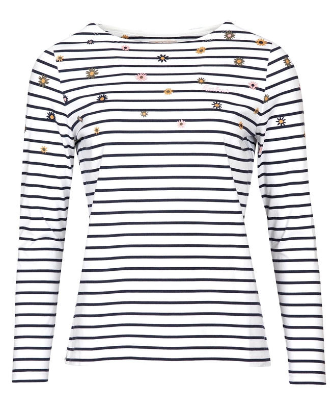 Women's Barbour Bradley Print Top T Shirts Multicolor | RCOS-82901