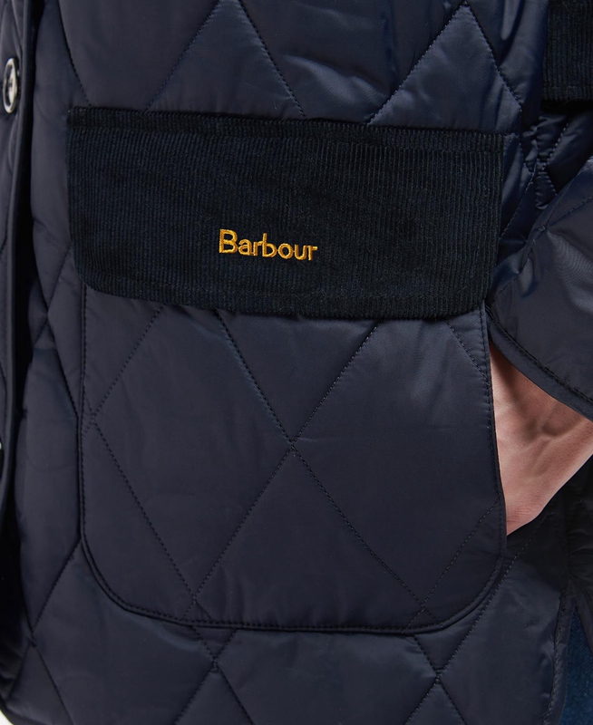 Women's Barbour Bragar Quilted Jackets Navy | PNYD-06341