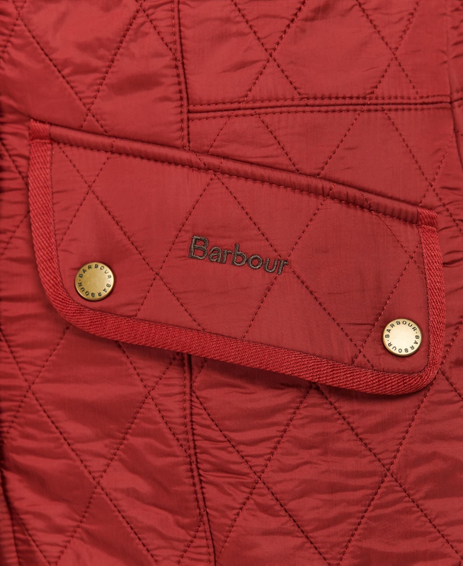 Women's Barbour Cavalry Vest Red | JTMQ-13592