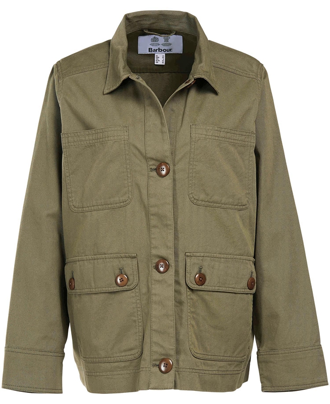 Women's Barbour Coltsfoot Casual Jackets Olive | HFCO-46278