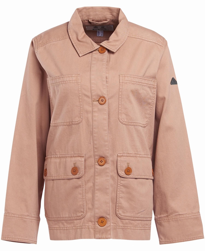 Women's Barbour Coltsfoot Casual Jackets Pink | TBEV-23954