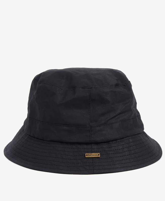 Women\'s Barbour Dovecote Bucket Hats Black | TWEP-74106