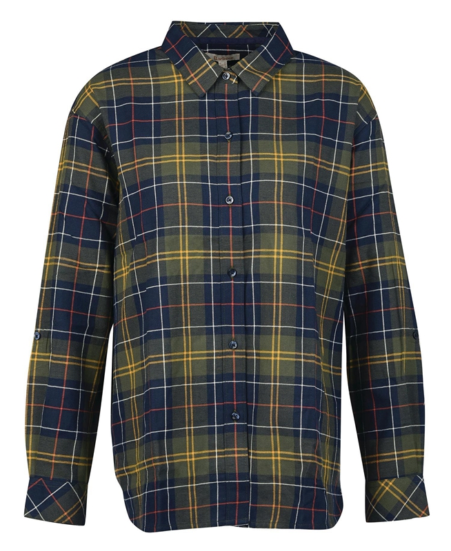 Women's Barbour Elishaw Shirts Multicolor | DEXI-74826