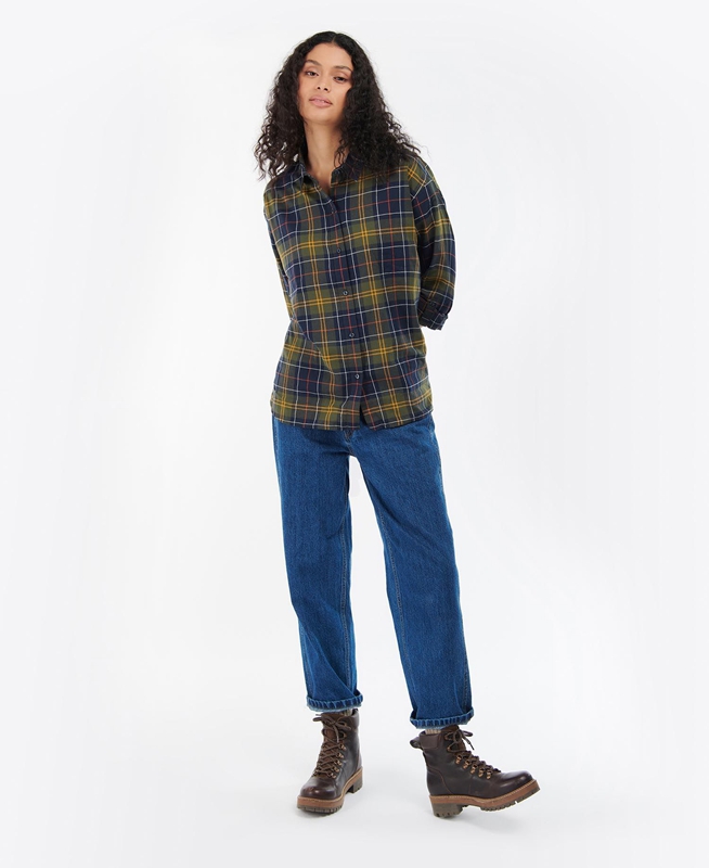 Women's Barbour Elishaw Shirts Multicolor | DEXI-74826