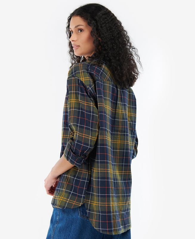 Women's Barbour Elishaw Shirts Multicolor | DEXI-74826