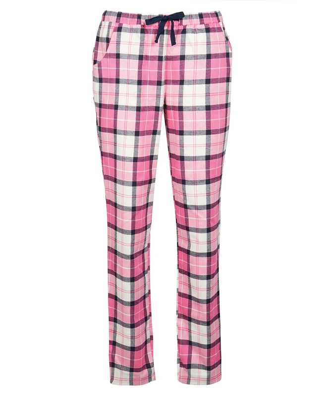 Women's Barbour Ellery PJ Set Nightwear Pink | DAKS-89372