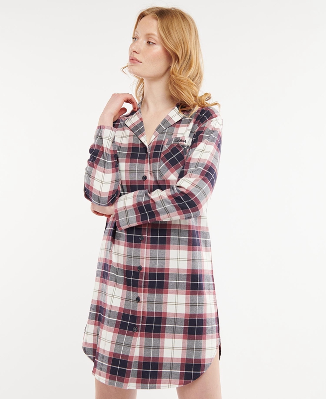 Women's Barbour Etta Nightshirt Nightwear Multicolor | HJDO-28571