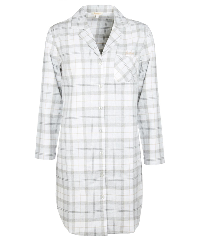 Women's Barbour Etta Nightshirt Nightwear Grey | UONK-14503