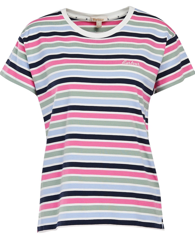 Women's Barbour Evergreen Top T Shirts Multicolor | JHDW-93247