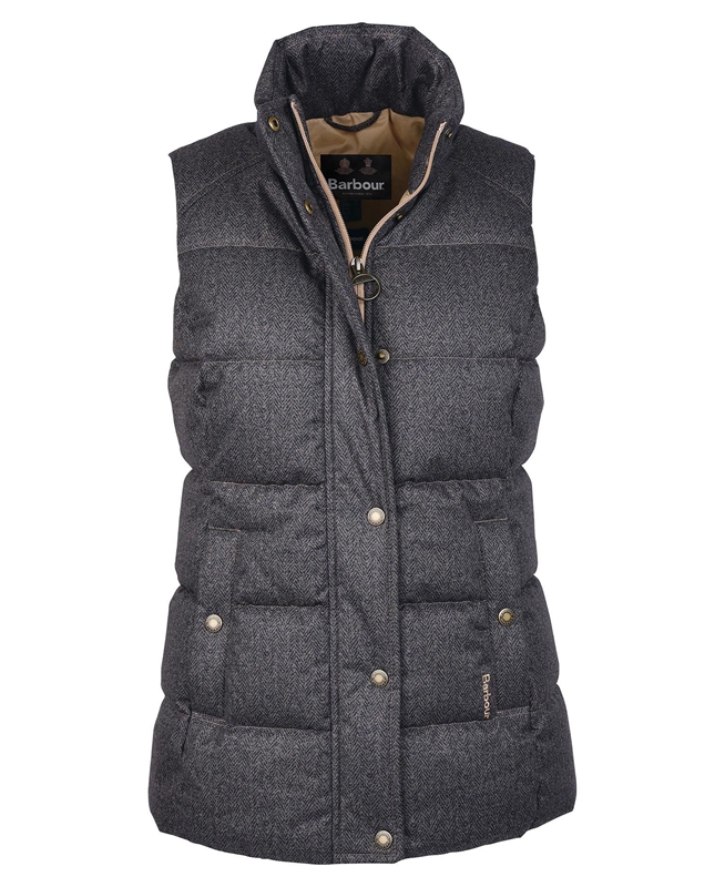 Women's Barbour Foxglove Vest Grey | LJGM-71253