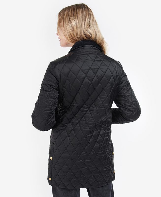 Women's Barbour Kilmarie Quilted Jackets Black | FBSM-16320