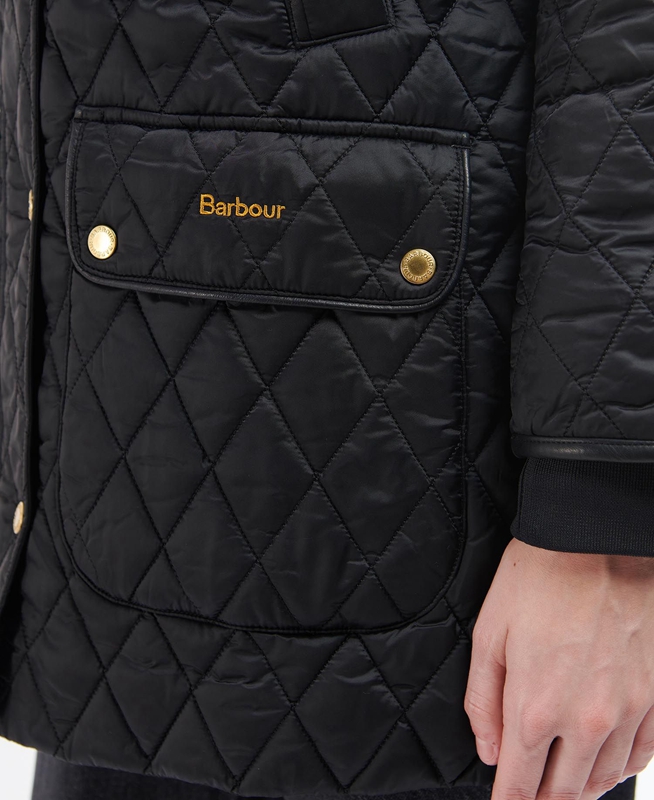 Women's Barbour Kilmarie Quilted Jackets Black | FBSM-16320