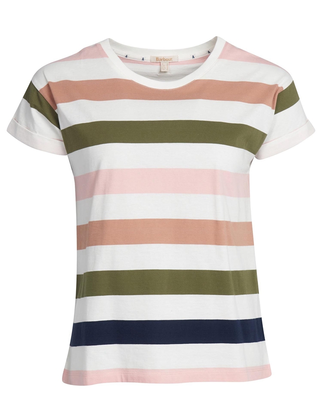 Women's Barbour Lyndale Top T Shirts Multicolor | ZTEK-42156