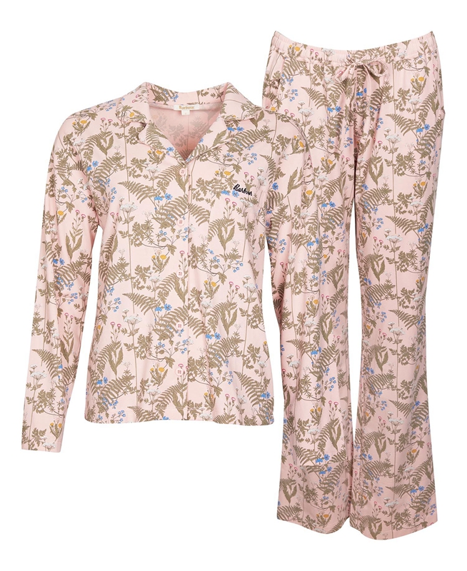 Women's Barbour Nina PJ Set Nightwear Multicolor | YGPD-89642