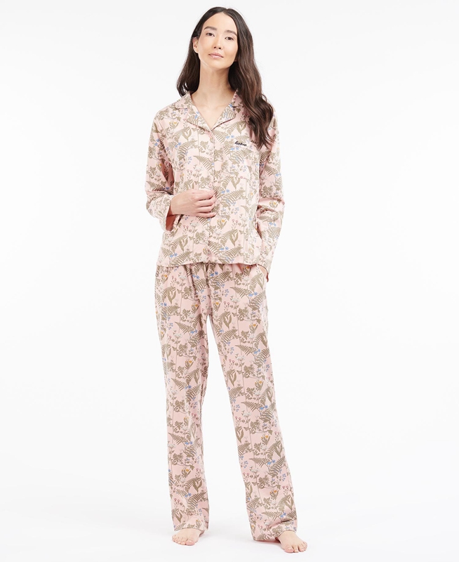 Women's Barbour Nina PJ Set Nightwear Multicolor | YGPD-89642