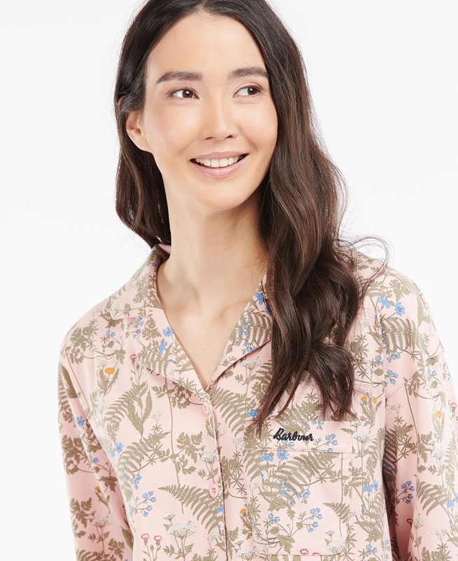 Women's Barbour Nina PJ Set Nightwear Multicolor | YGPD-89642