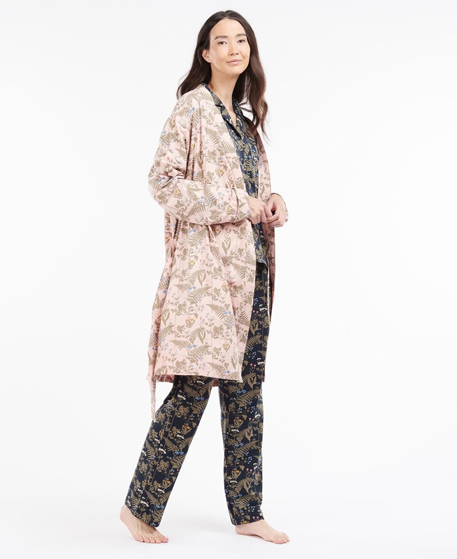 Women's Barbour Nina Robe Nightwear Multicolor | KPEH-65907