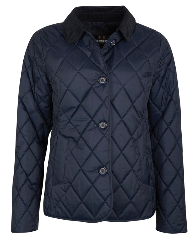 Women's Barbour Omberlsey Quilted Jackets Navy | PKDU-60214