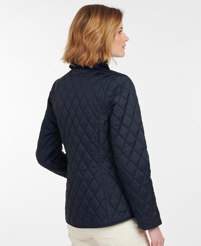 Women's Barbour Omberlsey Quilted Jackets Navy | PKDU-60214