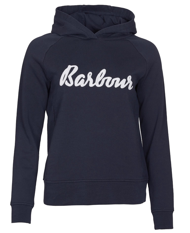 Women's Barbour Otterburn Sweatshirts Navy | WERF-70148