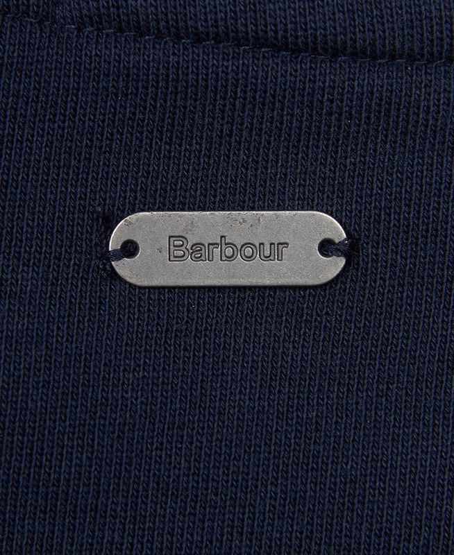 Women's Barbour Otterburn Sweatshirts Navy | WERF-70148