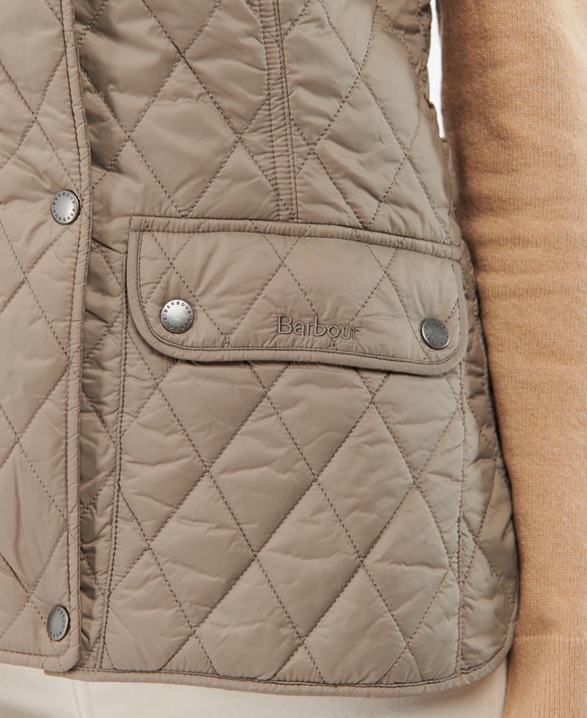 Women's Barbour Otterburn Vest Grey | SGFC-15607