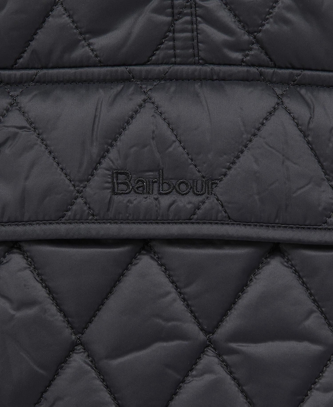 Women's Barbour Plus Otterburn Vest Black | AFQD-41976