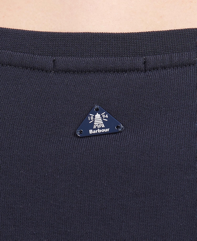 Women's Barbour Rockcliffe Sweatshirts Navy | JQBO-02495