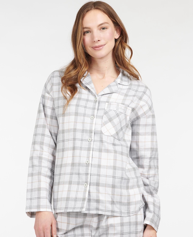 Women\'s Barbour Schlafanzug-Set Ellery Nightwear Grey | MKYE-43902